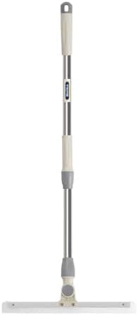 Rubber Magic Broom Sweeper, Multifunction Magic Broom, Floor Squeegee Broom with 55" Long Handle, Household Squeegee Broom for Floor Cleaning, Bathroom, pet Hair, Window,Kitchen Broom Head(13.8")