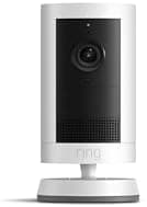 Ring Outdoor Cam Plus, Battery (newest model), Home or business security, Wide-Angle 2K Video with Ring Vision, Low-Light Sight for full-color night vision, Mount-Anywhere Versatility, White