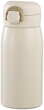 12 oz Mini Water Bottle Small Stainless Steel Thermoses - Insulated Vacuum, Leak Proof, Keeps Drinks Hot/Cold - Ideal for Coffee, beverage, Water - White