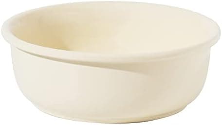 Havniva Ceramic Dog Bowl for Medium, Large Breed, Basic Dog Bowl, Pet Food and Water Dish (8.2" D, Cream White)