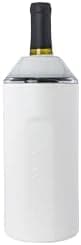Vinglacé Wine Bottle Chiller- Portable Champagne Insulator- Stainless Steel Wine Cooler Sleeve - Keeps Wine Cold (White)
