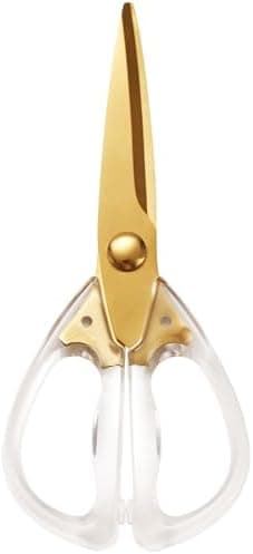 Kitchen Shears Scissors&Sharp Scissors, ARCHIKING 8.0inch Cooking Scissor-Meat and Poultry Shears, Dishwasher Safe, Acrylic Handel Scissors All Purpose Stainless Steel Utility Scissor (White)