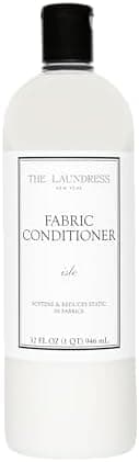 The Laundress Isle Fabric Conditioner, Soften Fabrics, Reduces Static, Concentrated Fabric Softener Liquid, Isle Scent, 32 Fl Oz