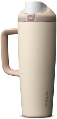 Owala FreeSip Tumbler - Stainless Steel - 30-oz. - Tan (Lightly Toasted)