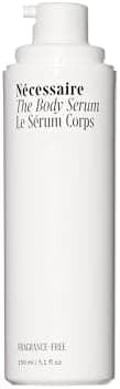 Nécessaire The Body Serum – Fragrance-Free Hyaluronic Acid Body Serum for Women+ Men. Niacinamide Firming Body Lotion – Fast-Absorbing for Sensitive + Eczema-Prone Skin. 150 ml / 5.1 fl oz.