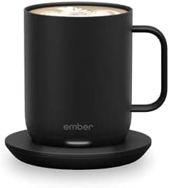 Ember Temperature Control Smart Mug 2, 10 Oz, App-Controlled Heated Coffee Mug with 80 Min Battery Life and Improved Design, Black