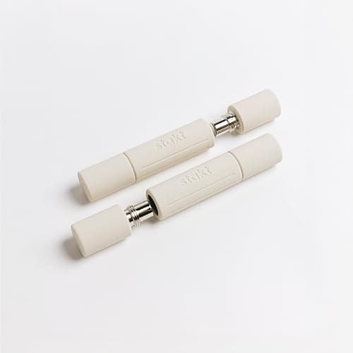 Stakt Adjustable Hand Weights, Compact Dumbbell Set with 2 4 6 Pound Weight Options, Portable Workout Equipment for Strength Training at Home or On the Go