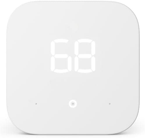 Amazon Smart Thermostat – Save money and energy - Works with Alexa and Ring - C-wire required