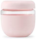 W&P Porter Seal Tight Glass Lunch Bowl Container w/Lid Blush 24 Ounces Leak & Spill Proof, Soup & Stew Food Storage, Meal Prep, Airtight, Microwave and Dishwasher Safe, BPA-Free Glass