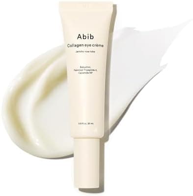 Abib Collagen Eye Cream Jericho Rose Tube for Dark Circles and Puffiness, Under Eye Fine Lines