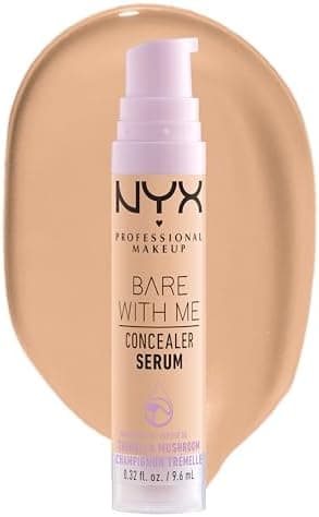 NYX PROFESSIONAL MAKEUP Bare With Me Concealer Serum, Concealer Makeup For Up To 24Hr Hydration - Beige