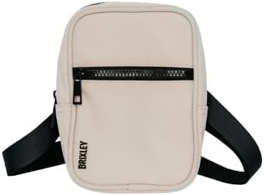 Brixley Crossbody Sling Bag – Travel Purse for Women, 9 Pocket Sling Pack, 5 Multi- Position Wear Fanny Pack for Everyday & Trips