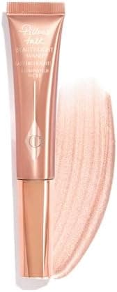 Charlotte Tilbury Beauty Light Wand Liquid Highlighter Makeup - Soft-Focus Highlighter & Blush for Cheeks - Pearlescent, Weightless Radiant Finish