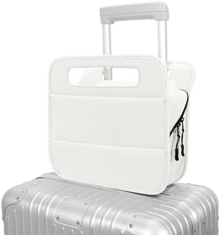 CONTAIL 13 Inch 3L 4-in-1 Travel Essentials Organizer, Small Business Handbag, Suitcase Drink Holder,Tablet/Phone Stand,Airport Accessories Storage