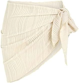 ZAFUL Women's Sarong Coverups Beach Wrap Sheer Bikini Wraps Chiffon Cover Ups for Swimwear