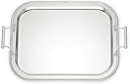 Reed And Barton 896102 Rectangle Silverplate Tray With Handles