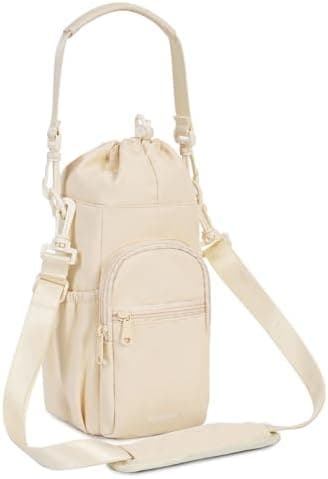 sportsnew Water Bottle Holder with Strap 32oz 40oz Insulated Water Bottle Carrier Sling Bag with Phone Pocket Crossbody