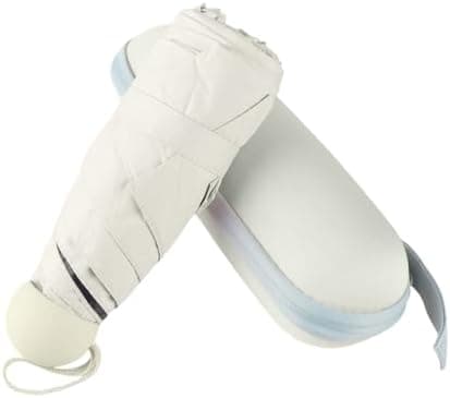 BAODINI Travel Mini Umbrella with Case - Compact UV Protection, Lightweight, Pocket Size for Women & Girls