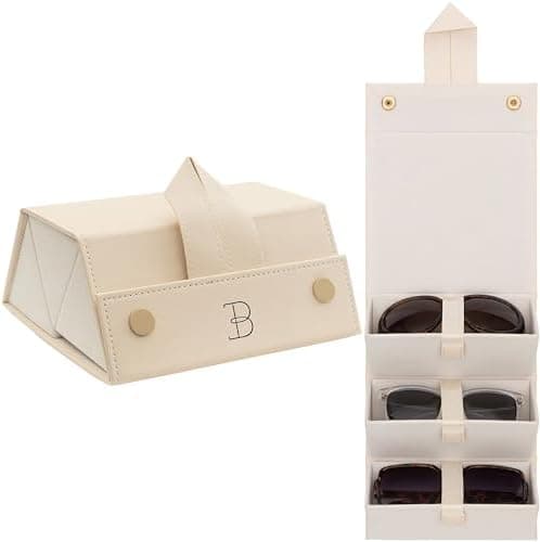 BOSHKU Sunglasses Organizer Case Men Women EyeGlass Holder Storage Travel Case