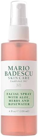 Mario Badescu Facial Spray with Aloe, Herbs and Rose Water for All Skin Types, Face Mist that Hydrates, Rejuvenates & Clarifies