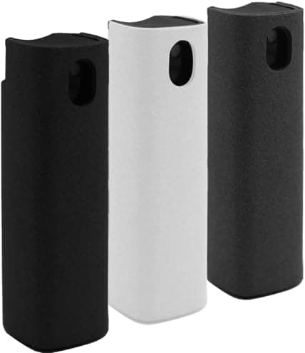 Car Screen Cleaner Spray and Wipe for Women, Cell Phone Touchscreen Cleaning Wiper Kit Accessories for MacBook Display iPad iPhone Mac Laptop Computer Monitor TV Screens, Black Grey White