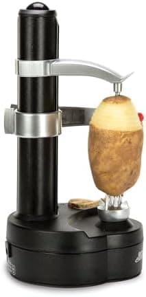 Starfrit Rotato Express Electric Peeler - 2 Spare Blades - Safe & Easy to Use - Effortlessly Peels Vegetables and Fruit