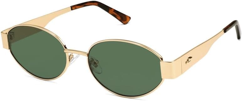 SOJOS Retro Oval Sunglasses for Women Trendy Classic Shades UV400 Protection SJ1256