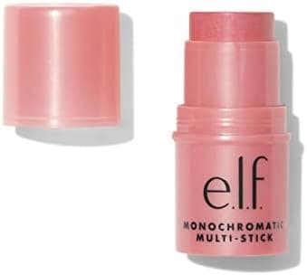 e.l.f. Monochromatic Multi Stick, Travel-Sized Luxuriously Creamy & Blendable Color, For Eyes, Lips & Cheeks, Vegan & Cruelty-Free, Dazzling Peony, 0.17 Oz