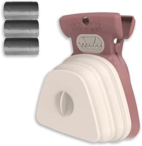 Jondarla Pooper Scooper for Dog, Large Medium Small Poop Scoop with 30pcs Bag Attachment, Portable Dogs Waste Hands Free Outdoor Travel Walk Handheld Pickup