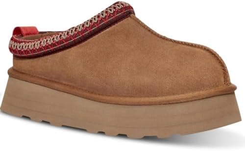 INPAKSA Women's Slippers Platform Mini Boots Short Ankle Boot Fur Fleece Lined Sneakers House slippers Anti-Slip Boot For Outdoor, 7, Brown