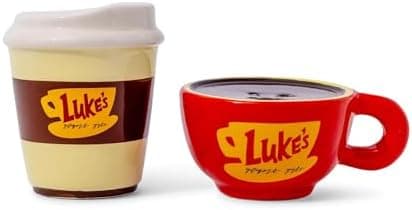 Silver Buffalo Gilmore Girls Latte Mug Ceramic Salt and Pepper Shaker