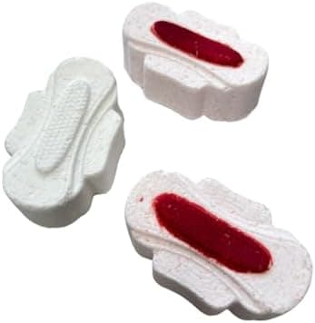 Sanitary Pad Bath Bomb Bloody Pad Bath Bomb Period Party Gift Set (2 Pack)