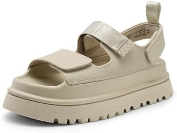 DREAM PAIRS Platform Sandals for Women Chunky Open Toe Dress Walking Comfortable Flat Sandals for Summer