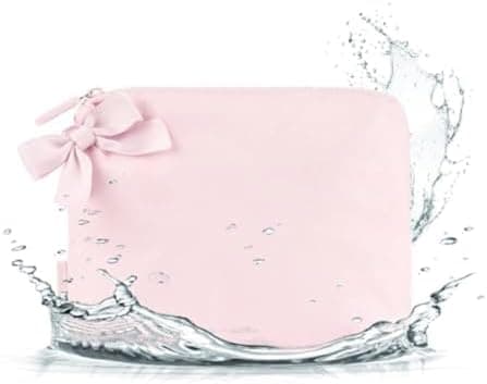 Case-Mate Essential Crinkle Makeup Bag - Waterproof Zipper Pouch - Daily Use Travel Pouch for Toiletries and Beach