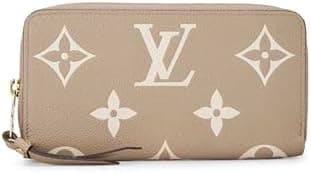 Louis Vuitton, Pre-loved Grey Giant Monogram Empreinte Zippy Continental, Grey