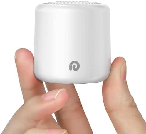 Dreamegg Portable Travel White Noise Machine for Sleep, Features Powerful Battery, Egg-Sized, 16 Nature Sounds, Timer, for Baby Adults Office Privacy Home Gift, Cream