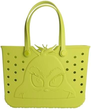 Dr. Seuss The Grinch Rubber 16.5" EVA Molded Gummy Tote