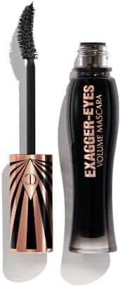 Charlotte Tilbury Exagger-Eyes Instant Volume Mascara Makeup – Volumizing, Lengthening, No‑Clump Mascara with 28‑Hour Smudge‑Proof & Flake‑Proof Wear – All Day Wear Formula