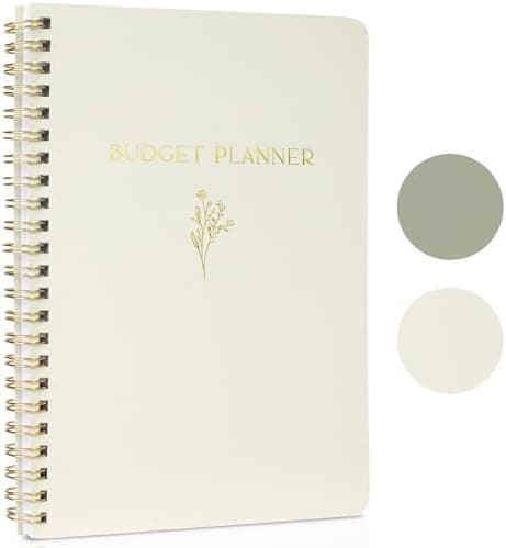 Easy to Use Monthly Budget Planner - 12 Month Financial Organizer with Expense Tracker Notebook - Monthly Money Budgeting Book That Manages Your Finances Effectively