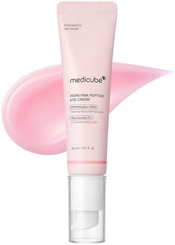 medicube Eye Serum with Salmon DNA PDRN & Pink Peptides | 99% Purity Retinol for Fine Lines | PDRN & Niacinamide for Uneven Skin Tone | Korean Skincare, 1.01 fl.oz