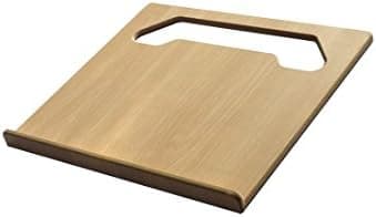 The Notebook steering wheel desk measures 15″ × 13 1/8.″ This compact WheelDesk provides a stable surface for most laptops, tablets, phones, or paperwork.