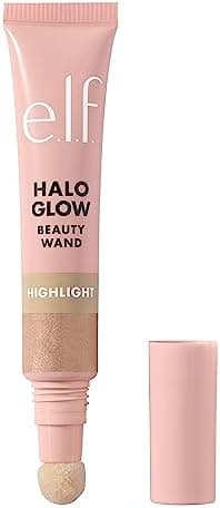 e.l.f. Halo Glow Highlight Beauty Wand, Liquid Highlighter Wand For Luminous, Glowing Skin, Buildable Formula, Vegan & Cruelty-free,Champagne Campaign
