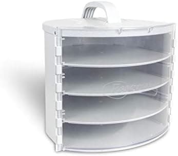 Essaware Pie SAFE - Pie, Cake, Dessert Travel & Storage Container, Adjustable Shelf - Fits max 10.5" wide and smaller pans