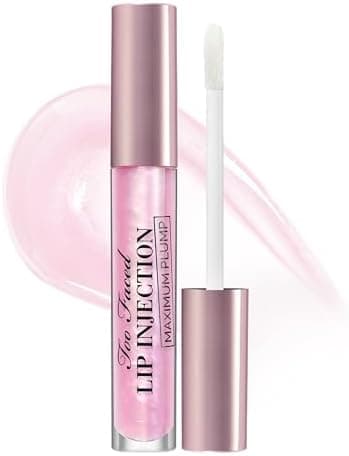 Too Faced Lip Injection Maximum Plump Extra Strength Lip Plumper Gloss | Hydrating, Volumizing, + Plumping, 0.14 Fl Oz