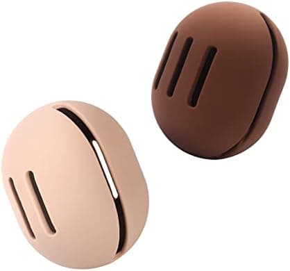 FERYES 2 PCS Makeup Sponge Holder – Shatterproof Eco-Friendly Silicone Beauty Make Up Blender Case for Travel