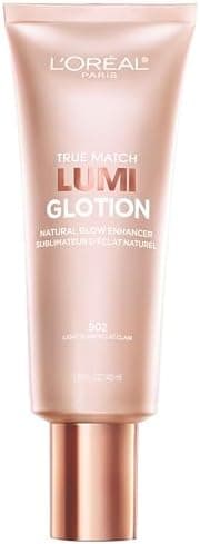 L'Oreal Paris Makeup True Match Lumi Glotion, Natural Glow Enhancer, Illuminator Highlighter, Bronzing Drops For a Sun-Kissed Glow, 902 Light