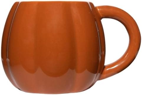 Sweet Water Decor Orange Pumpkin Coffee Mug - 19 oz Autumn Cup Dishwasher & Microwave Safe - Soothing Tea and Pumpkin Spice Latte - Ceramic