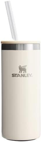 STANLEY Everyday Can Cooler Cup 10 oz Slim | Beer, Seltzers, Soda, and Energy Drinks | Doubles as Tumbler | Insulated Stainless Steel Drink Holder | BPA-Free | Cream Gloss