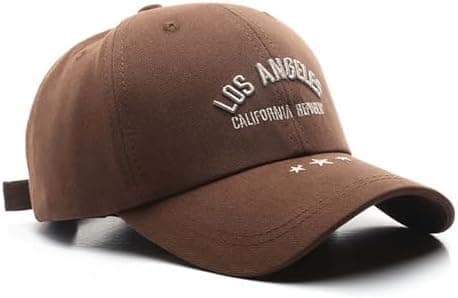 Los Angeles Hat Unisex Baseball Cap Sun Hat Adjustable Trucker Cap