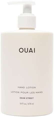 OUAI Hand Lotion - Daily, Lightweight, Hydrating Lotion for Dry Skin - Made with Avocado, Rosehip and Jojoba Oil to Lock in Moisture - Never Greasy (16 Fl Oz)